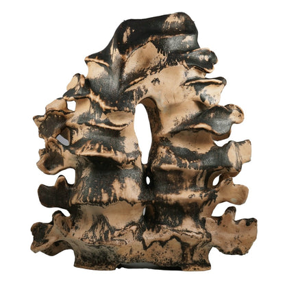 Bone series no. 2 - Bones collection raku ceramic pottery sculpture by Adil Ghani - RAAQUU