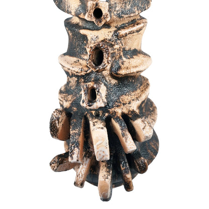 Bone series no. 4 - Bones collection raku ceramic pottery sculpture by Adil Ghani - RAAQUU