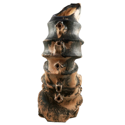 Bone series no. 4 - Bones collection raku ceramic pottery sculpture by Adil Ghani - RAAQUU