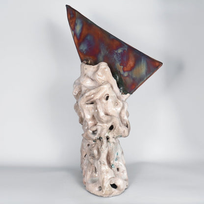 Bones Series - Inhumane - Bones collection raku ceramic pottery sculpture by Adil Ghani - RAAQUU