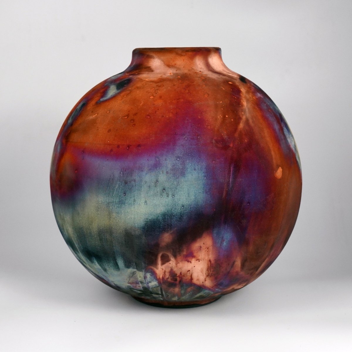 Pre - Order RAAQUU Art Series Ceramic Vase in 2 shapes and 5 finishes - Raku Pottery - RAAQUU