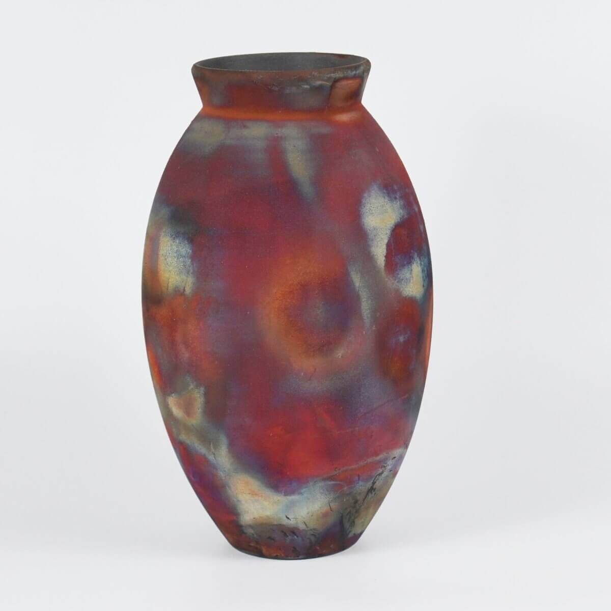 Raku Vase with Dotted offers Hearts